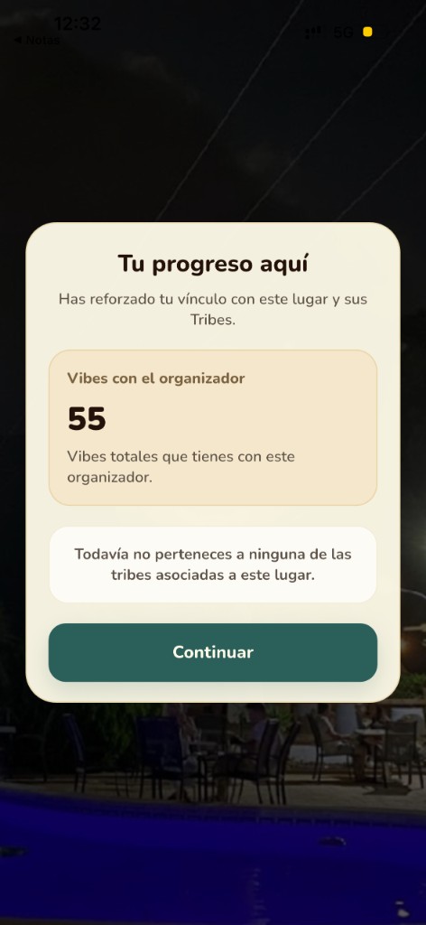 Progreso y vibes con el organizador